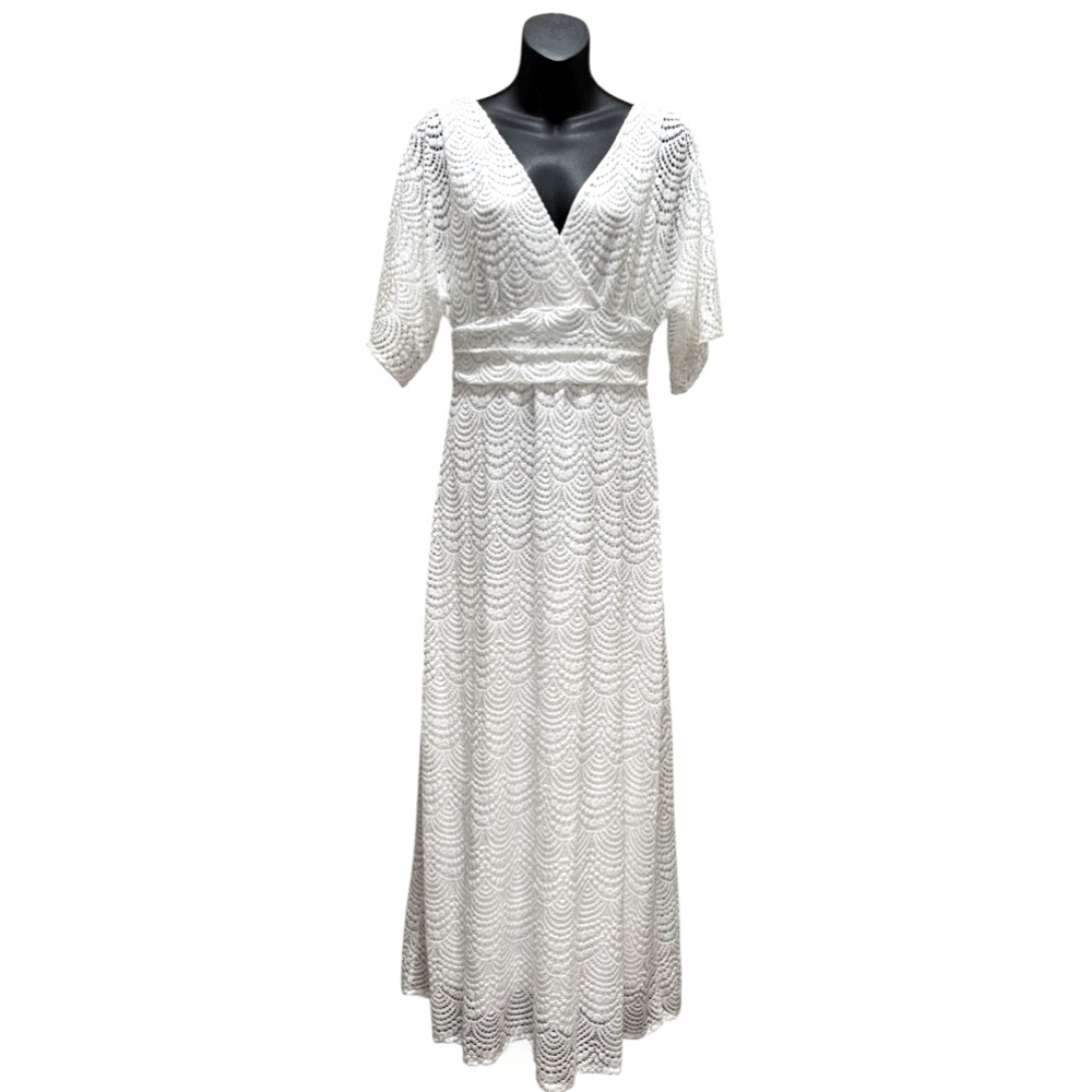 Lilly Pulitzer White Parigi Lace Maxi Dress size Small